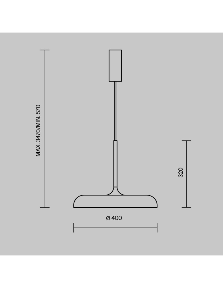 Pendant lamps - Maytoni Gerhard Scandinavian LED Pendant Lamp 26W 1400lm 3000K White MOD189PL-L18W3K1. - product kolory-swiatla.pl 2