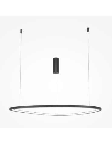 Maytoni Glint Lampa Wisząca LED 36W 1700lm 3000K Czarny MOD072PL-L36B3K1