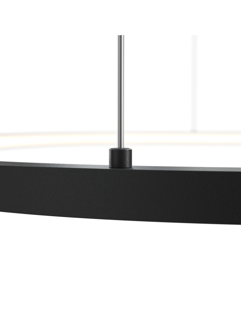 Pendant lamps - Maytoni Glint LED Pendant Lamp 36W 1700lm 3000K Black MOD072PL-L36B3K1. - product kolory-swiatla.pl 3