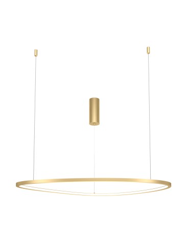 Maytoni Glint Lampa Wisząca 1xLED 36W 2200lm 3000K Mosiądz MOD072PL-L36BSK1 - produkt 2