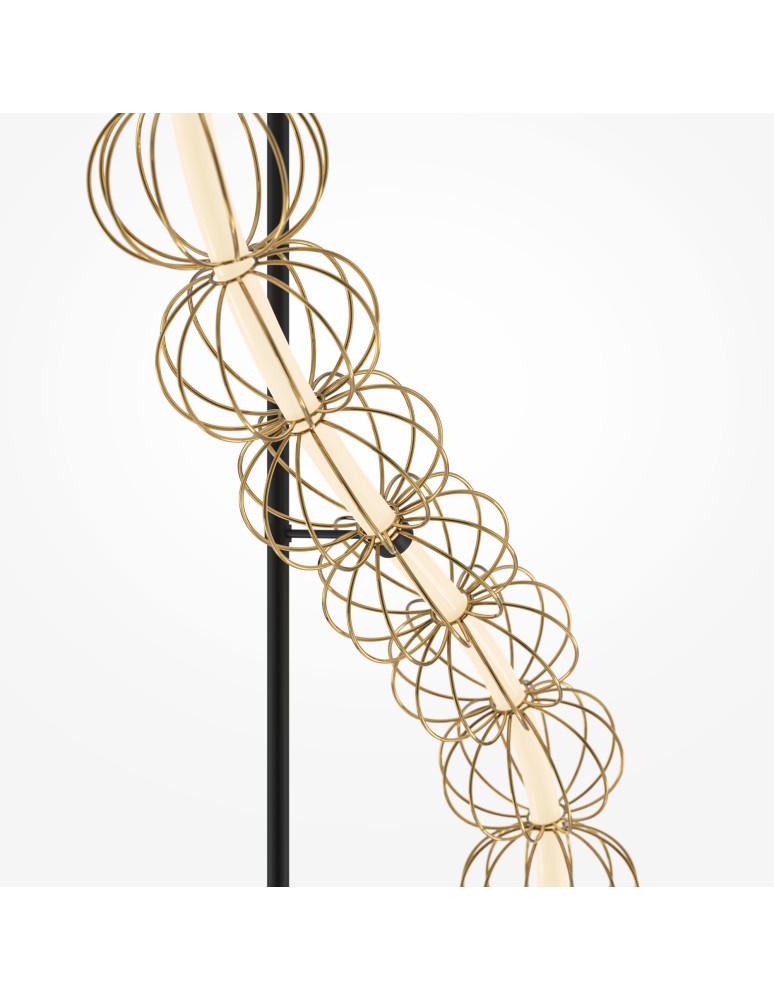 Modern floor lamps - Maytoni Golden Cage LED Floor Lamp 48W 3000lm 3000K Gold MOD216FL-L38G3K. - product kolory-swiatla.pl 3