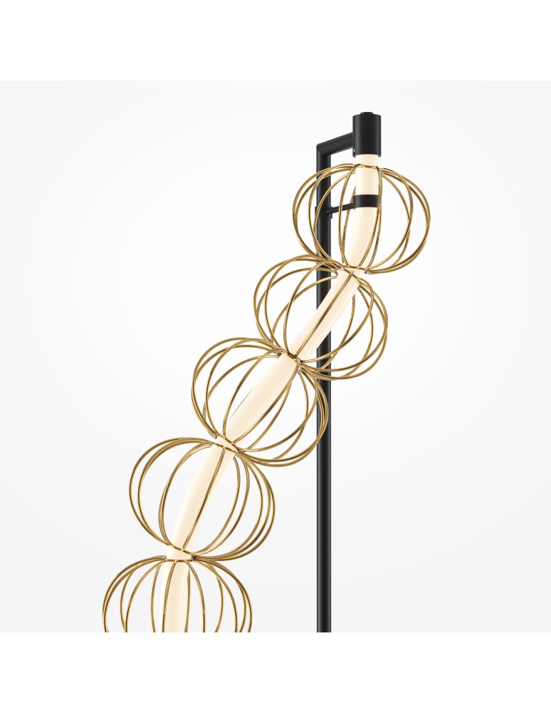 Modern floor lamps - Maytoni Golden Cage LED Floor Lamp 48W 3000lm 3000K Gold MOD216FL-L38G3K. - product kolory-swiatla.pl 4