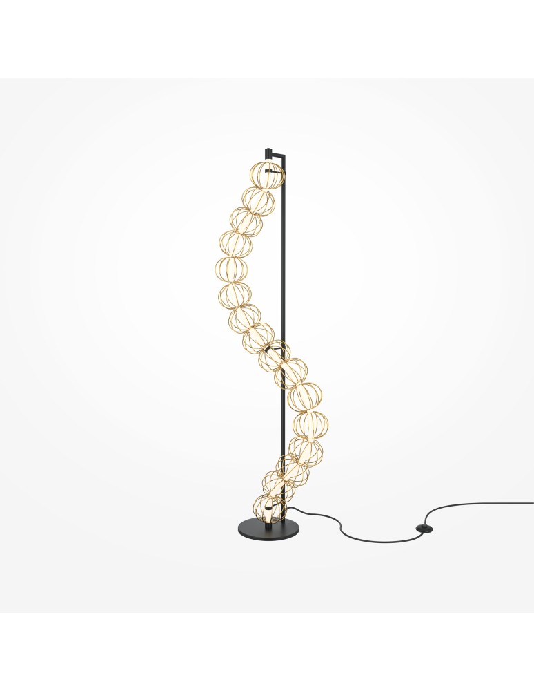 Modern floor lamps - Maytoni Golden Cage LED Floor Lamp 48W 3000lm 3000K Gold MOD216FL-L38G3K. - product kolory-swiatla.pl 5