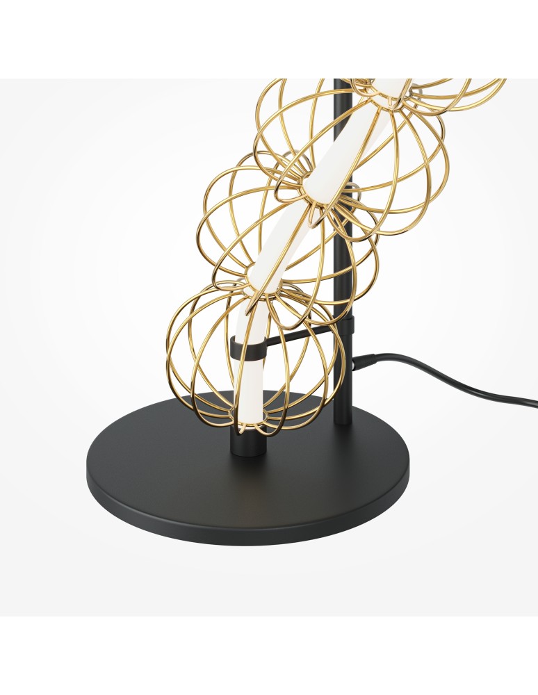 Modern floor lamps - Maytoni Golden Cage LED Floor Lamp 48W 3000lm 3000K Gold MOD216FL-L38G3K. - product kolory-swiatla.pl 6