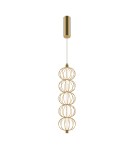 Pendant lamps - Maytoni Golden Cage LED Pendant Lamp 17W 1050lm 3000K Gold MOD216PL-L10G3K. - product 1