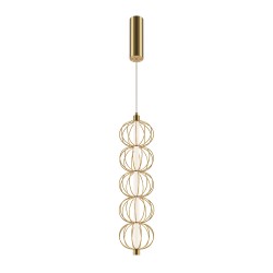 Maytoni Golden Cage Lampa Wisząca LED 17W 1050lm 3000K Złoty MOD216PL-L10G3K