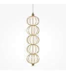 Pendant lamps - Maytoni Golden Cage LED Pendant Lamp 17W 1050lm 3000K Gold MOD216PL-L10G3K. - product 3