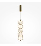 Pendant lamps - Maytoni Golden Cage LED Pendant Lamp 17W 1050lm 3000K Gold MOD216PL-L10G3K. - product 4