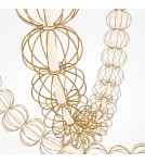 Pendant lamps - Maytoni Golden Cage LED Pendant Lamp 117W 6400lm 3000K Gold MOD216PL-L42G3K. - product 2