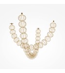 Pendant lamps - Maytoni Golden Cage LED Pendant Lamp 117W 6400lm 3000K Gold MOD216PL-L42G3K. - product 3