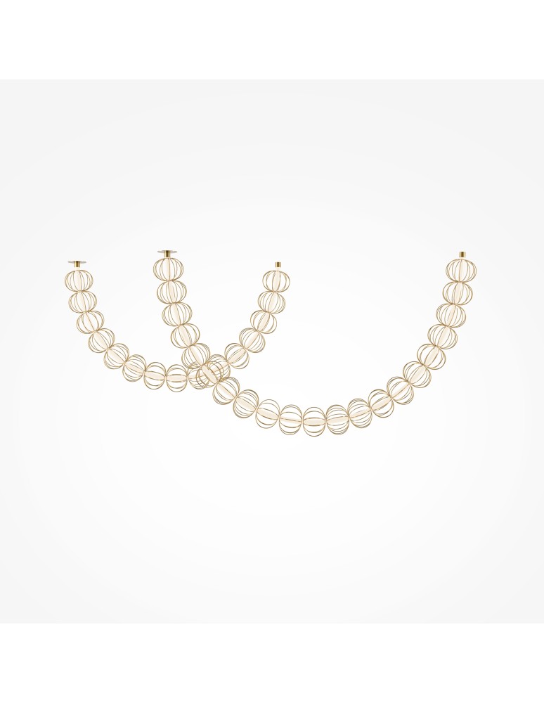 Pendant lamps - Maytoni Golden Cage LED Pendant Lamp 117W 6400lm 3000K Gold MOD216PL-L42G3K. - product kolory-swiatla.pl 4