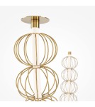 Pendant lamps - Maytoni Golden Cage LED Pendant Lamp 117W 6400lm 3000K Gold MOD216PL-L42G3K. - product 5