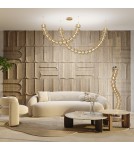 Pendant lamps - Maytoni Golden Cage LED Pendant Lamp 107W 6110lm 3000K Gold MOD216PL-L55G3K. - product 2