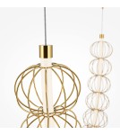 Pendant lamps - Maytoni Golden Cage LED Pendant Lamp 107W 6110lm 3000K Gold MOD216PL-L55G3K. - product 6