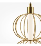 Wall lamps - Maytoni Golden Cage LED pendant wall lamp 17W 1100lm 3000K Gold MOD216WL-L10G3K. - product 2