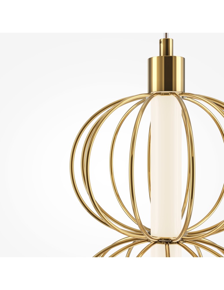 Wall lamps - Maytoni Golden Cage LED pendant wall lamp 17W 1100lm 3000K Gold MOD216WL-L10G3K. - product kolory-swiatla.pl 2