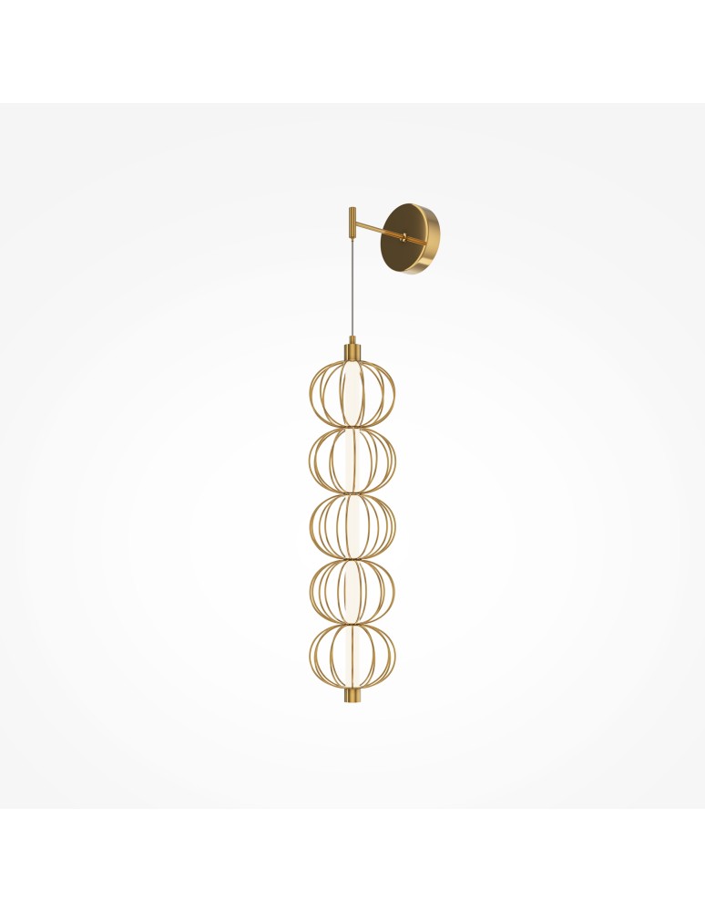 Wall lamps - Maytoni Golden Cage LED pendant wall lamp 17W 1100lm 3000K Gold MOD216WL-L10G3K. - product kolory-swiatla.pl 3