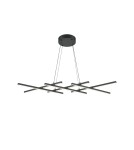 Pendant lamps - Maytoni Halo LED Pendant Lamp 40W 800lm Black MOD244PL-L50BK - product 1