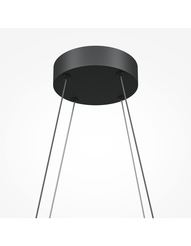 Pendant lamps - Maytoni Halo LED Pendant Lamp 40W 800lm Black MOD244PL-L50BK - product kolory-swiatla.pl 5