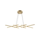 LED pendant lamps - Maytoni Halo LED Pendant Lamp 40W 1400lm Brass MOD244PL-L50BSK. - product 1