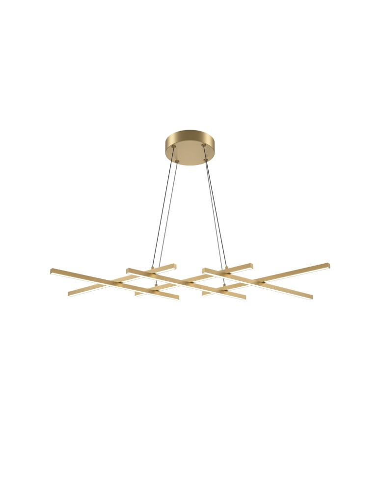 LED pendant lamps - Maytoni Halo LED Pendant Lamp 40W 1400lm Brass MOD244PL-L50BSK. - product kolory-swiatla.pl 1