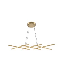 Maytoni Halo Lampa Wisząca LED 40W 1400lm Mosiądz MOD244PL-L50BSK