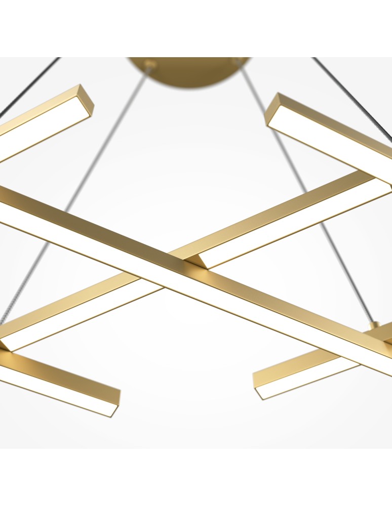 LED pendant lamps - Maytoni Halo LED Pendant Lamp 40W 1400lm Brass MOD244PL-L50BSK. - product kolory-swiatla.pl 2
