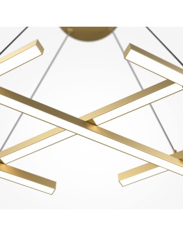 Maytoni Halo Lampa Wisząca LED 40W 1400lm Mosiądz MOD244PL-L50BSK - produkt 2