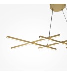 LED pendant lamps - Maytoni Halo LED Pendant Lamp 40W 1400lm Brass MOD244PL-L50BSK. - product 3