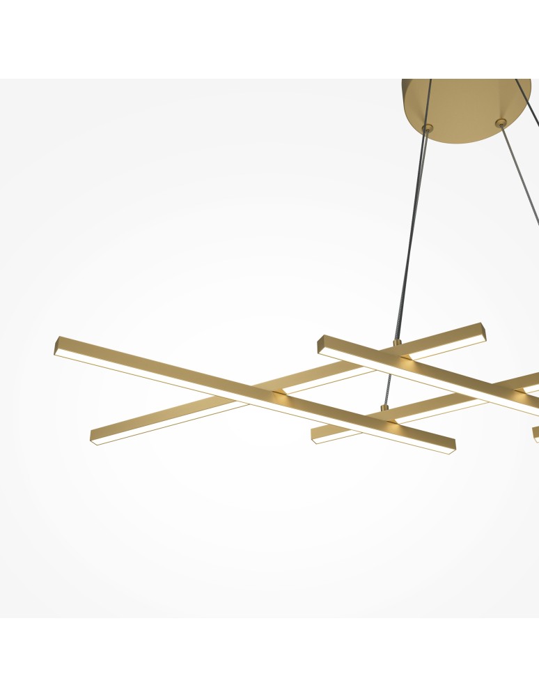 LED pendant lamps - Maytoni Halo LED Pendant Lamp 40W 1400lm Brass MOD244PL-L50BSK. - product kolory-swiatla.pl 3