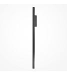 Designer wall lamps - Maytoni Halo LED wall/hall lamp 15W 520lm Black MOD245WL-L24BK - product 4