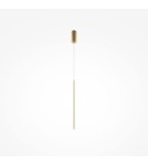 Pendant lamps - Maytoni Halo LED Tube Pendant Lamp 11W 750lm Brass MOD246PL-L12BSK. - product 5