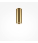 Pendant lamps - Maytoni Halo LED Tube Pendant Lamp 11W 750lm Brass MOD246PL-L12BSK. - product 6