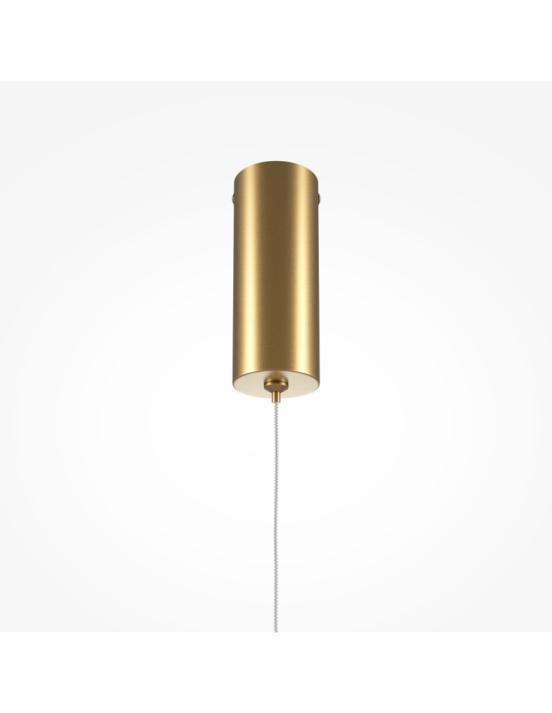 Pendant lamps - Maytoni Halo LED Tube Pendant Lamp 11W 750lm Brass MOD246PL-L12BSK. - product kolory-swiatla.pl 6