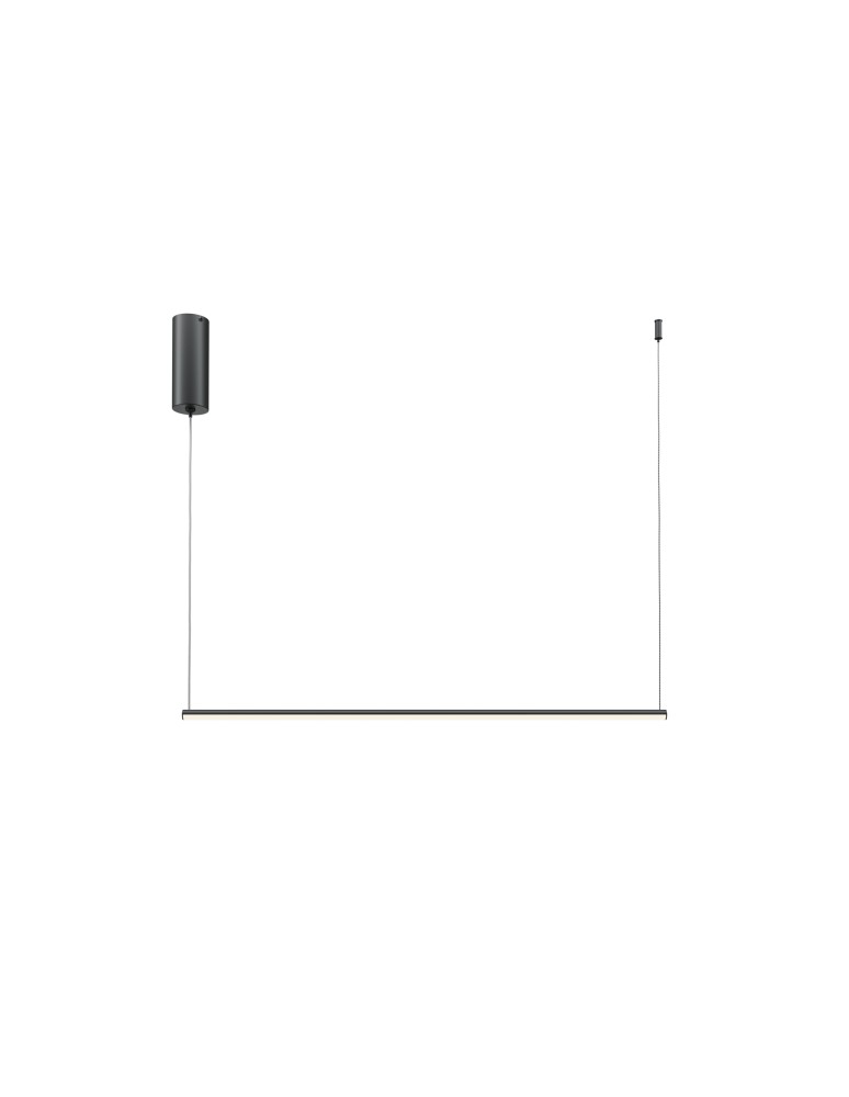 Pendant lamps - Maytoni Halo Horizontal LED Pendant Lamp 10W 630lm Black MOD246PL-L16BK - product kolory-swiatla.pl 1