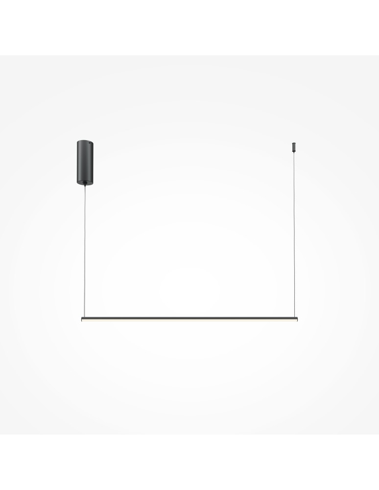 Pendant lamps - Maytoni Halo Horizontal LED Pendant Lamp 10W 630lm Black MOD246PL-L16BK - product kolory-swiatla.pl 4