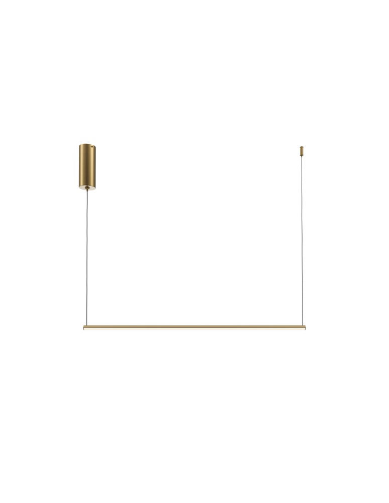 Pendant lamps - Maytoni Halo Horizontal LED Pendant Lamp 10W 500lm Brass MOD246PL-L16BSK. - product kolory-swiatla.pl 1