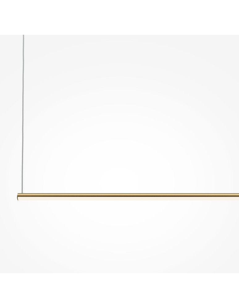 Pendant lamps - Maytoni Halo Horizontal LED Pendant Lamp 10W 500lm Brass MOD246PL-L16BSK. - product kolory-swiatla.pl 3