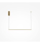 Pendant lamps - Maytoni Halo Horizontal LED Pendant Lamp 10W 500lm Brass MOD246PL-L16BSK. - product 4