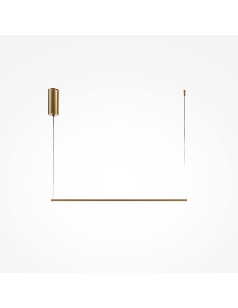 Pendant lamps - Maytoni Halo Horizontal LED Pendant Lamp 10W 500lm Brass MOD246PL-L16BSK. - product kolory-swiatla.pl 4