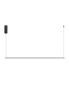 Maytoni Halo Horizontal LED Pendant Lamp 16W 800lm Black MOD246PL-L24BK