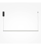 Pendant lamps - Maytoni Halo Horizontal LED Pendant Lamp 16W 800lm Black MOD246PL-L24BK - product 4