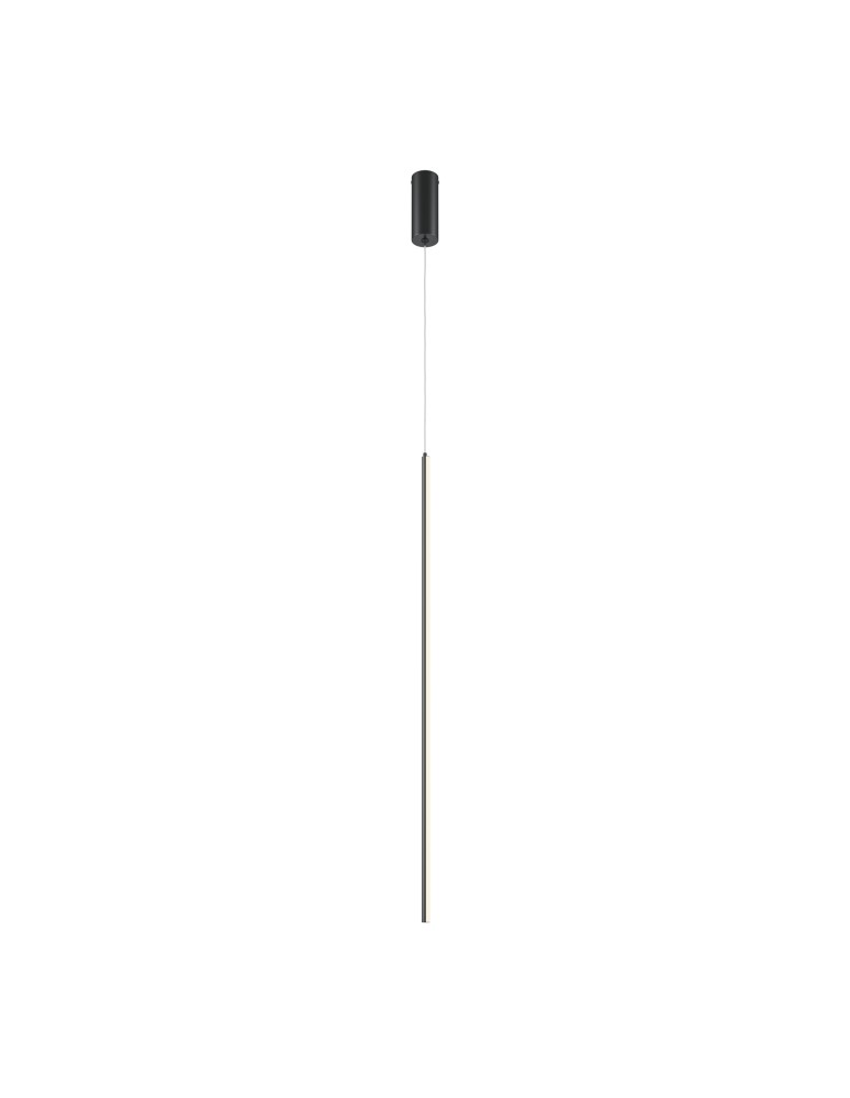 Pendant lamps - Maytoni Halo LED Tube Pendant Lamp 15W 750lm Black MOD246PL-L24BK1. - product kolory-swiatla.pl 1