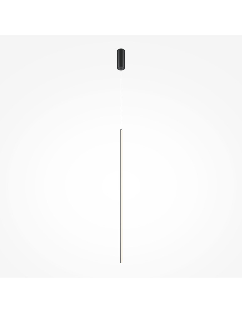 Pendant lamps - Maytoni Halo LED Tube Pendant Lamp 15W 750lm Black MOD246PL-L24BK1. - product kolory-swiatla.pl 4