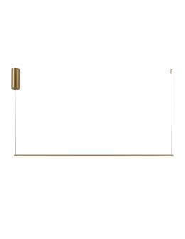 Maytoni Halo Lampa Wisząca Pozioma LED 16W 1100lm Mosiądz MOD246PL-L24BSK