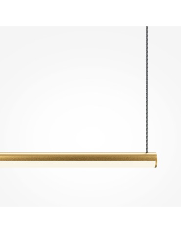 Maytoni Halo Lampa Wisząca Pozioma LED 16W 1100lm Mosiądz MOD246PL-L24BSK - produkt 2