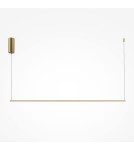 Pendant lamps - Maytoni Halo Horizontal LED Pendant Lamp 16W 1100lm Brass MOD246PL-L24BSK. - product 4