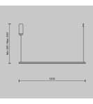 Pendant lamps - Maytoni Halo Horizontal LED Pendant Lamp 16W 1100lm Brass MOD246PL-L24BSK. - product 6