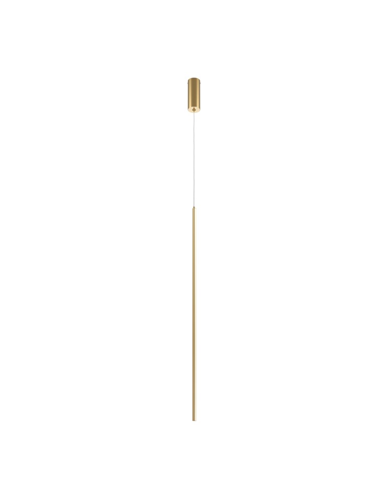 Pendant lamps - Maytoni Halo LED Tube Pendant Lamp 15W 1100lm Brass MOD246PL-L24BSK1. - product kolory-swiatla.pl 1