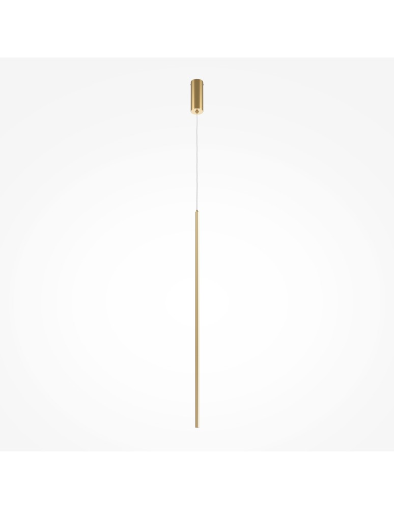 Pendant lamps - Maytoni Halo LED Tube Pendant Lamp 15W 1100lm Brass MOD246PL-L24BSK1. - product kolory-swiatla.pl 4